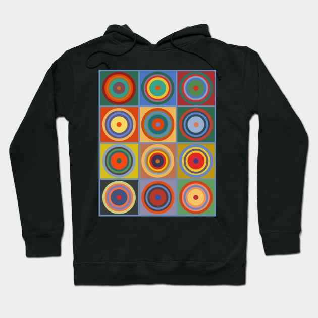 Op Art #45 Kandinsky Hoodie by RockettGraph1cs